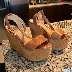 Schutz Platform sandals with straps